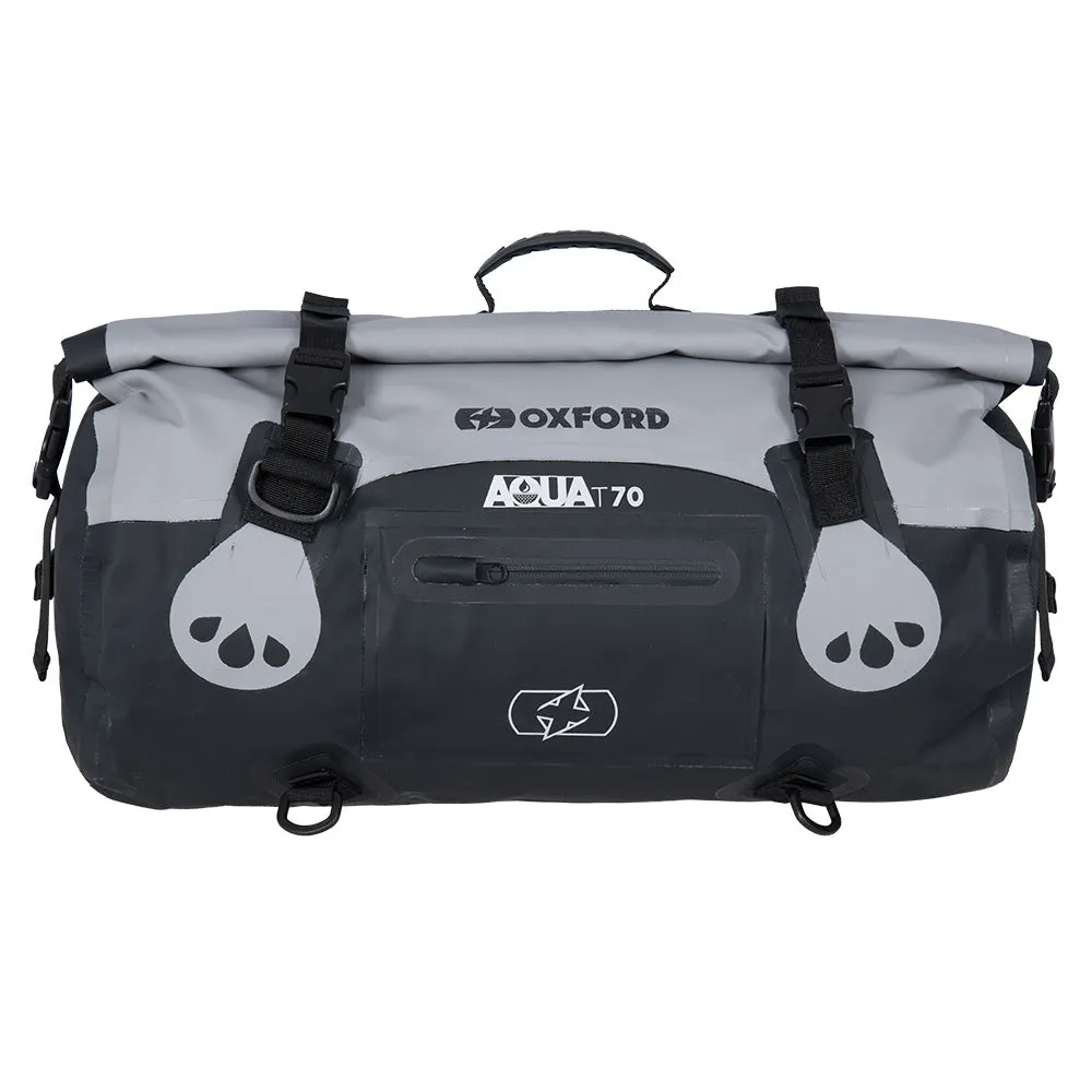 Oxford Aqua T 70 Roll Bag Grey Black