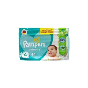 Pampers Active Baby Size 4  (8-14KG) Value Pack 44s