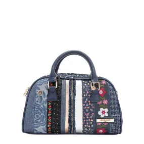 PATCH FLOWER MINI BOWLING BAG