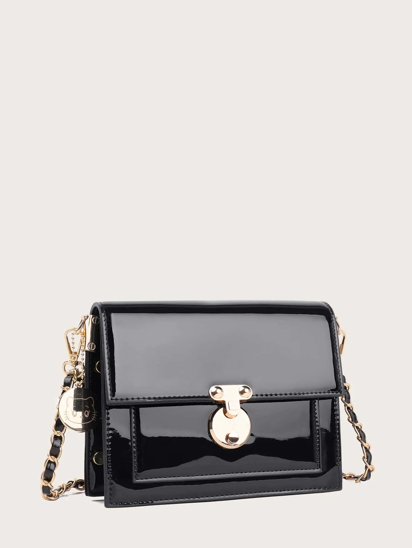 Patent Leather Crossbody Bag