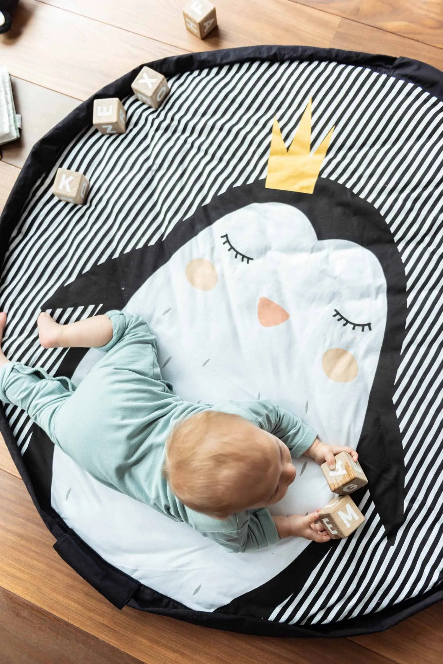 Penguin baby playmat - bag