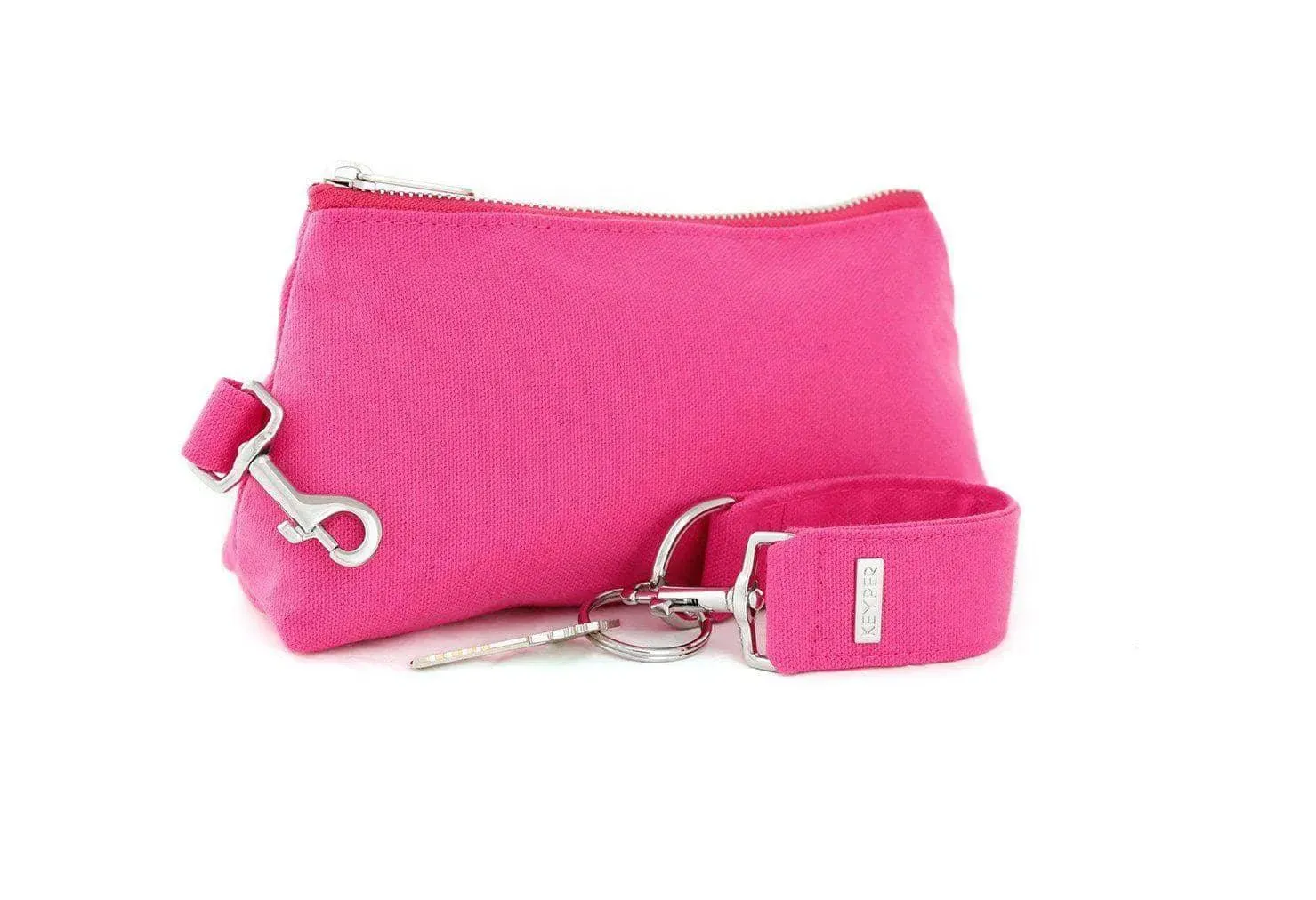 Pink Canvas 2-Piece Wristlet Set