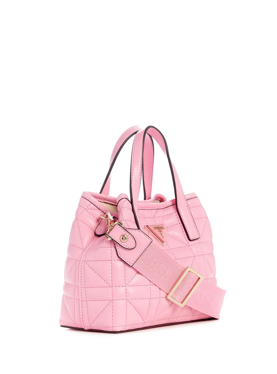 Pink Logo Latona Mini Tote Bag