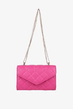 Pink Sling Leather Bag - A23 - WHB0056