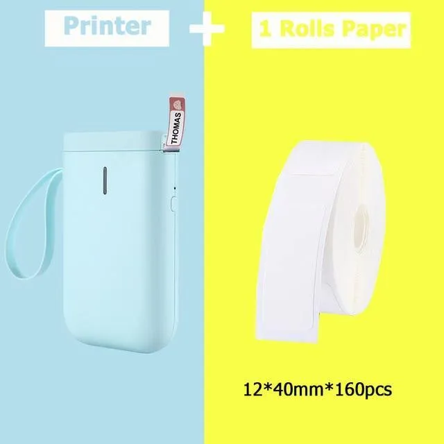 Portable Mini Wireless Label Pocket Printer