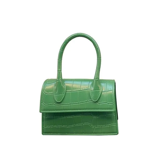 Pre Order:  Crocodile Pattern Mini Handbag