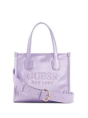 Purple Silvana Mini Tote Bag