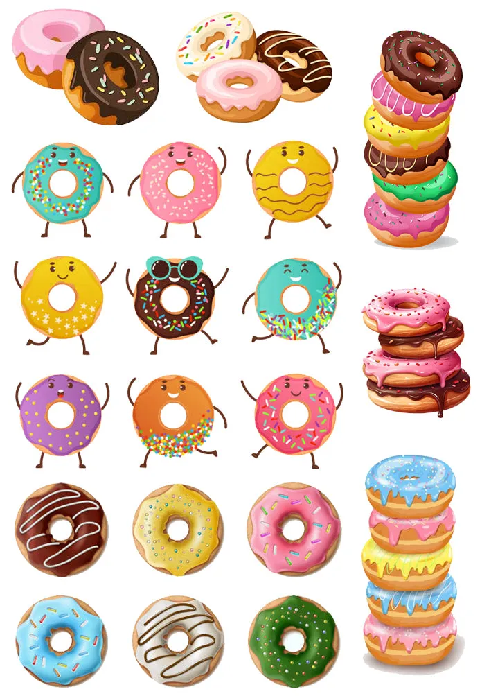 ""Donuts" School labels packs