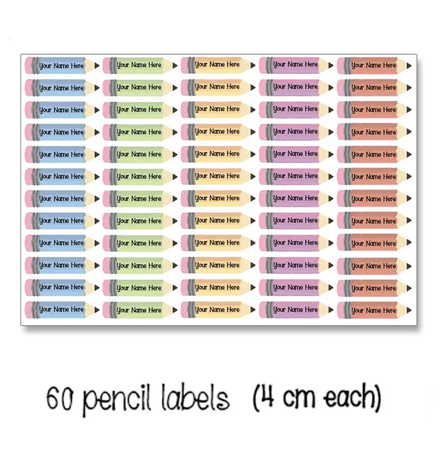 ""Donuts" School labels packs