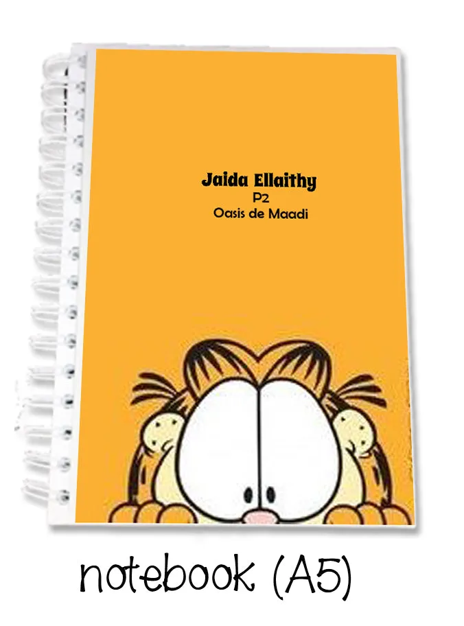 ""Garfield" school labels packs