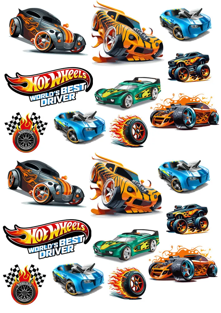 ""Hot Wheels" School labels packs