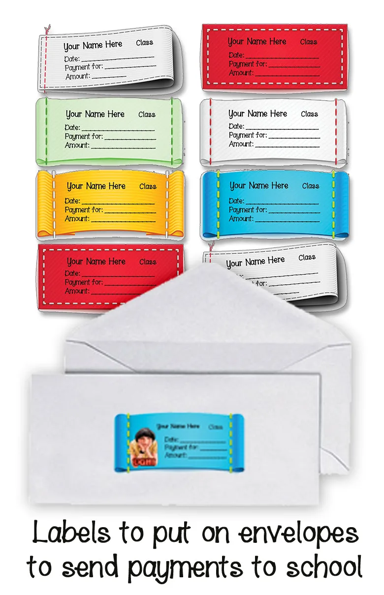 ""Plain Stitches" School labels packs