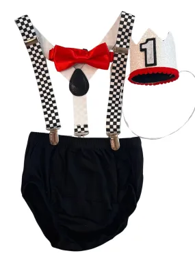 Racing Car Cake Smash Outfit