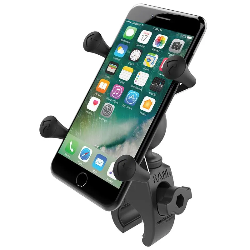 RAM X-Grip Phone Mount with RAM Snap-Link™ Tough-Claw™ Compatible with Harley-Davidson