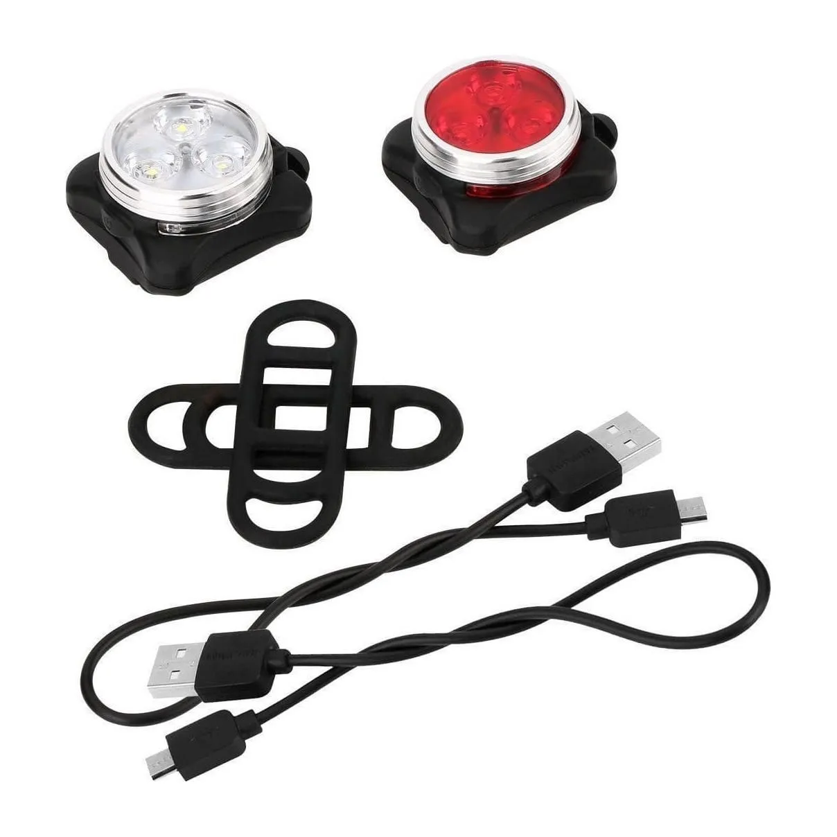 Rechargeable Clip-on Bike Light 2-Pack by Po Campo