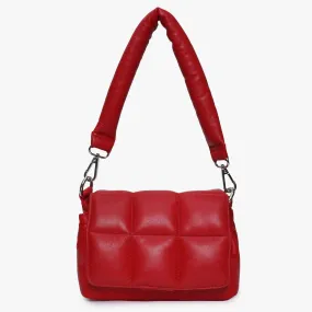 Red Genuine Leather Crossbody Bag for Women | Stylish and Functional