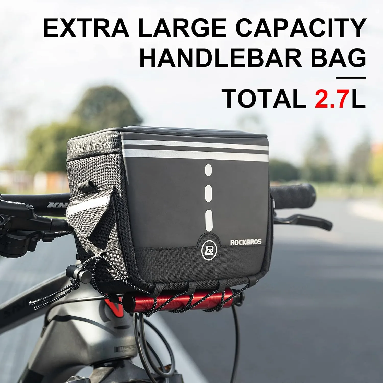 ROCKBROS Bike Handlebar Bag Bicycle Front Storage Bags