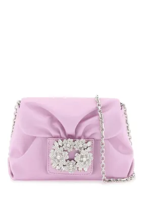 Roger vivier buckle rv bouquet strass mini bag