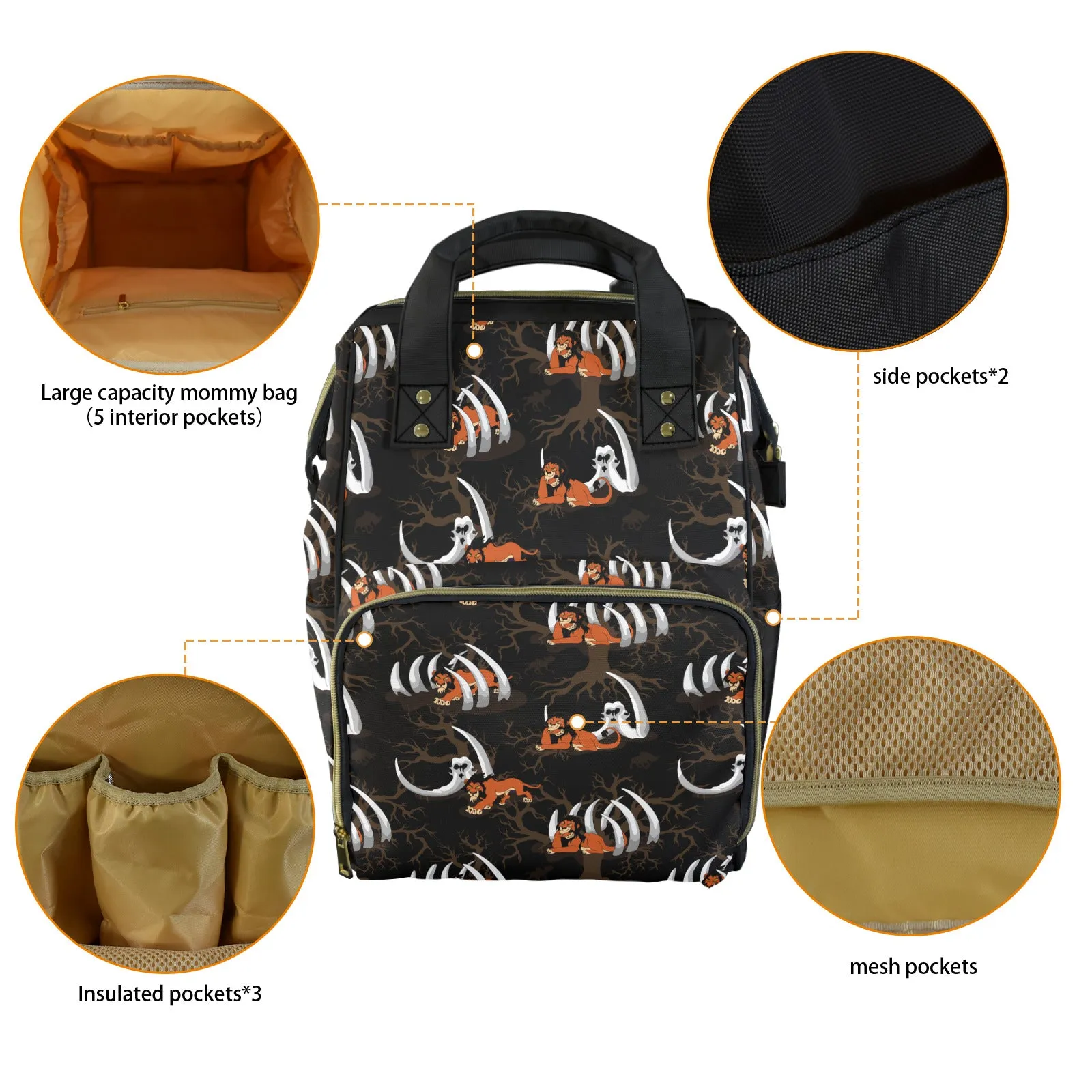 Scar Multi-Function Diaper Bag