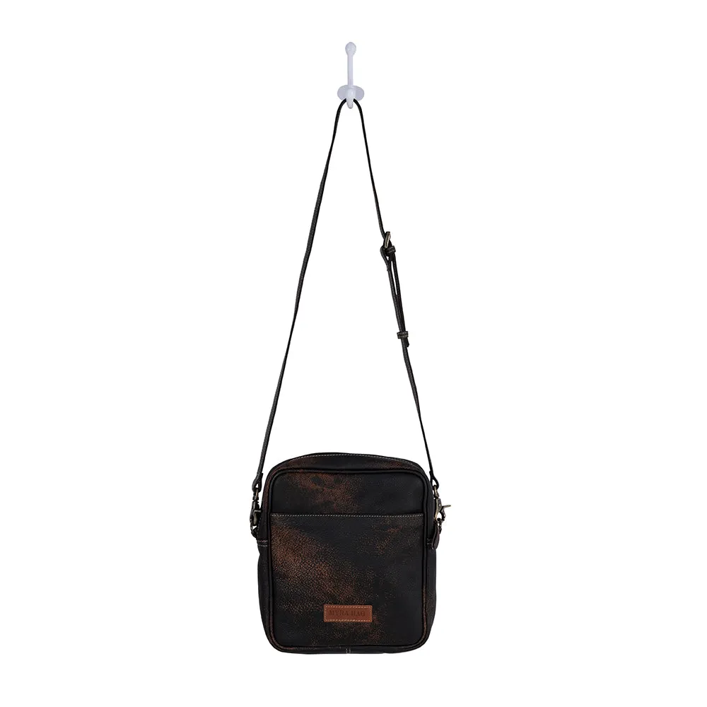 Silver Mine Leather & Hairon Bag