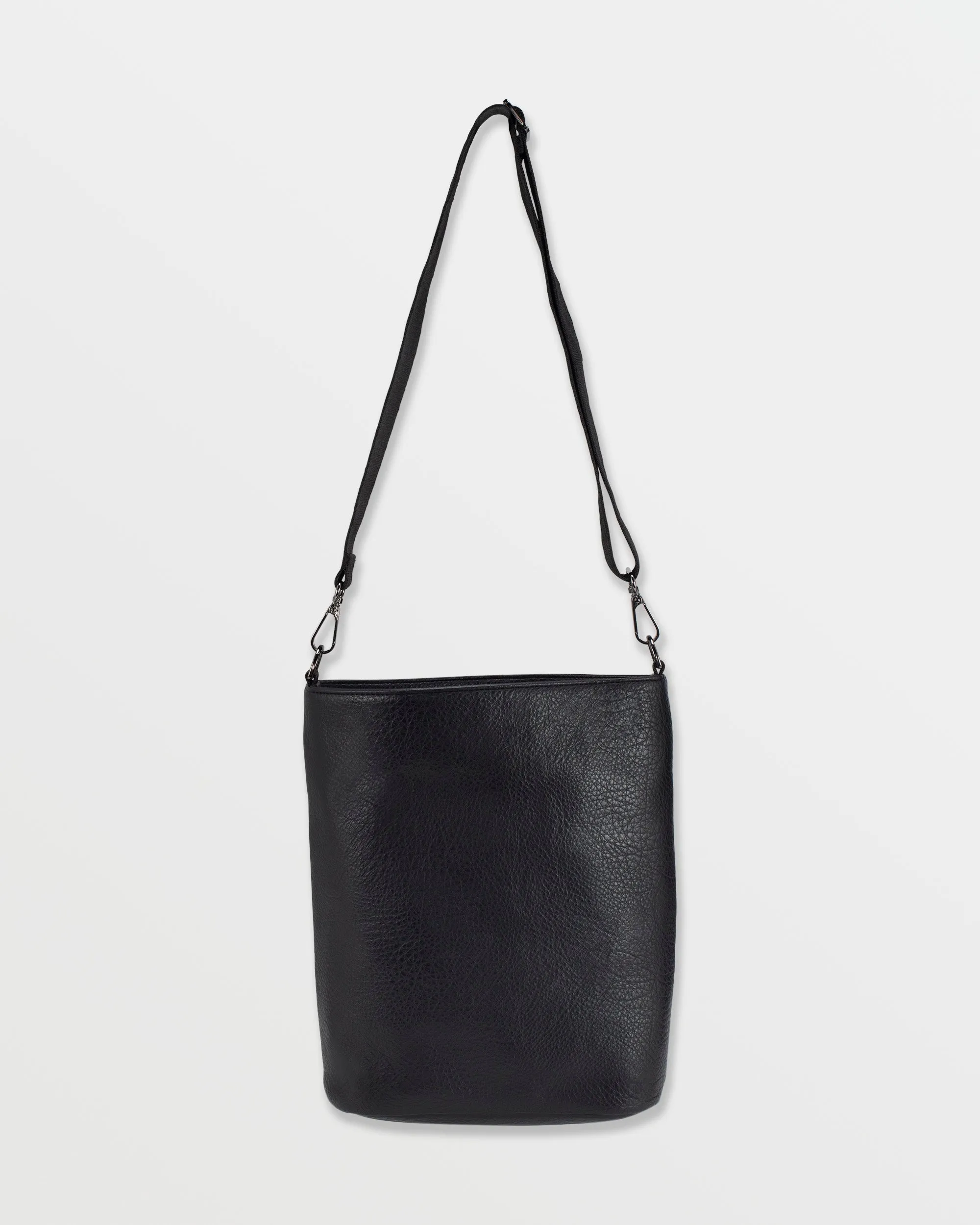 Strapped Shoulder Bag - Black