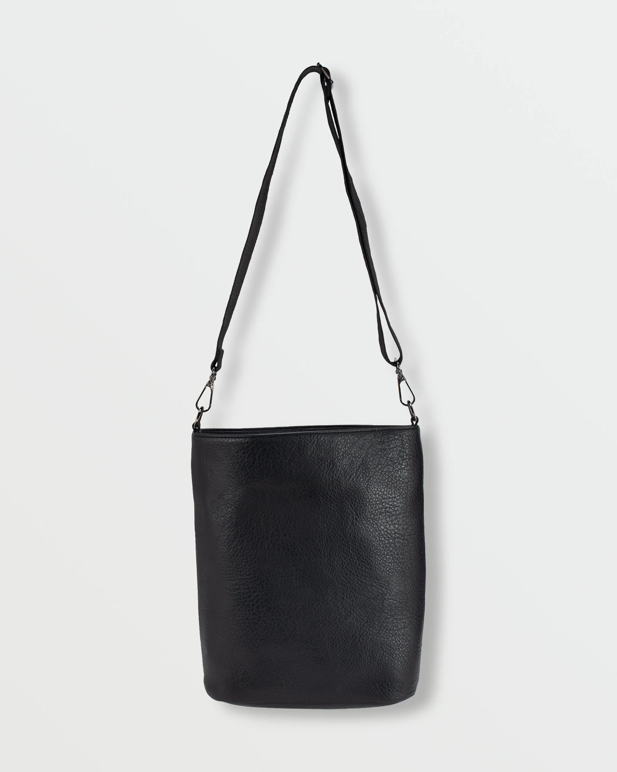 Strapped Shoulder Bag - Black