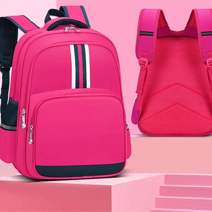 Stripes Backpack - Pink