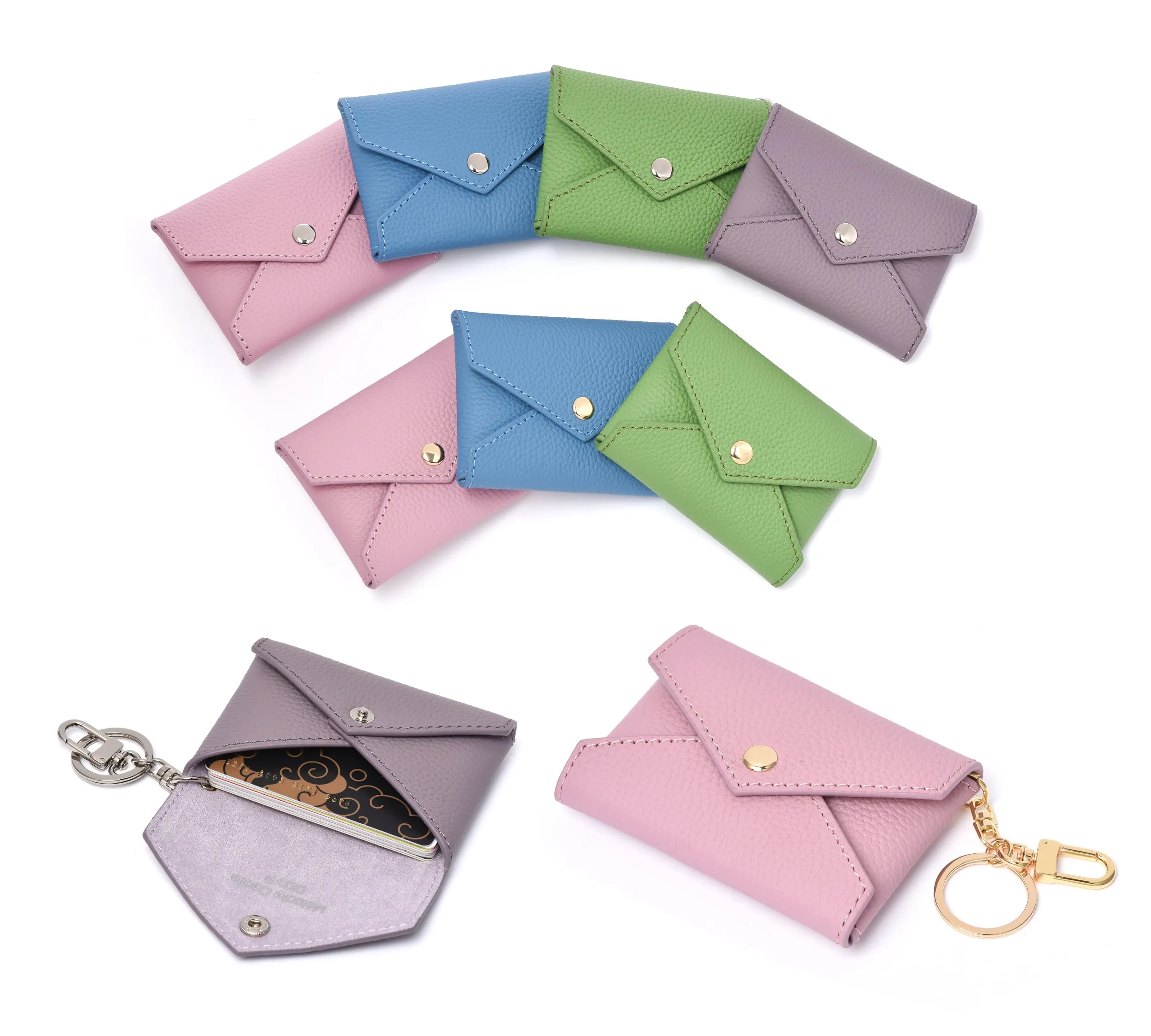 SUMMER COLLECTION - TOGO LEATHER MINI ENVELOPE BAG CHARM CARD HOLDER