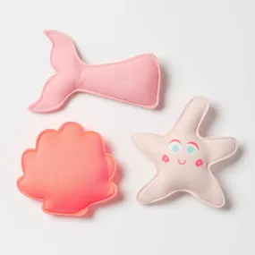 SUNNYLiFE Melody the Mermaid Dive Buddies Neon Strawberry Set of 3