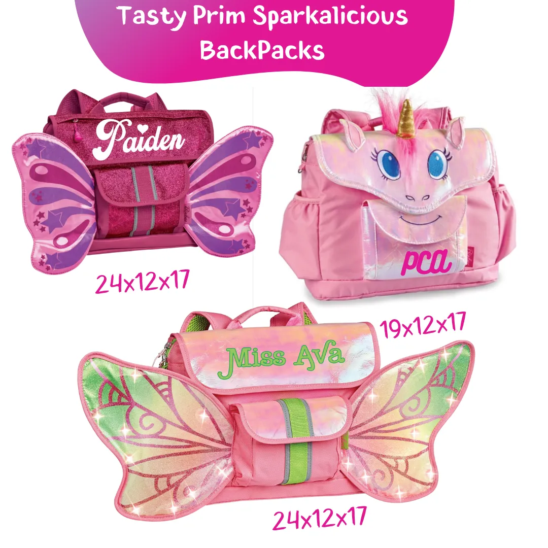 Tasty Prim Mini Backpack - Butterfly, Unicorn, or Fairy