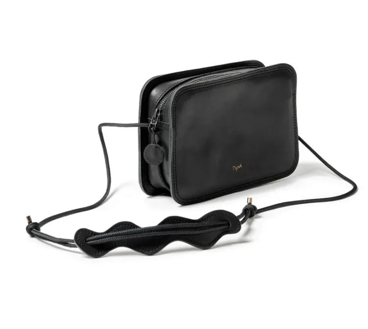 The Box Mono Strap Sling Bag - Black