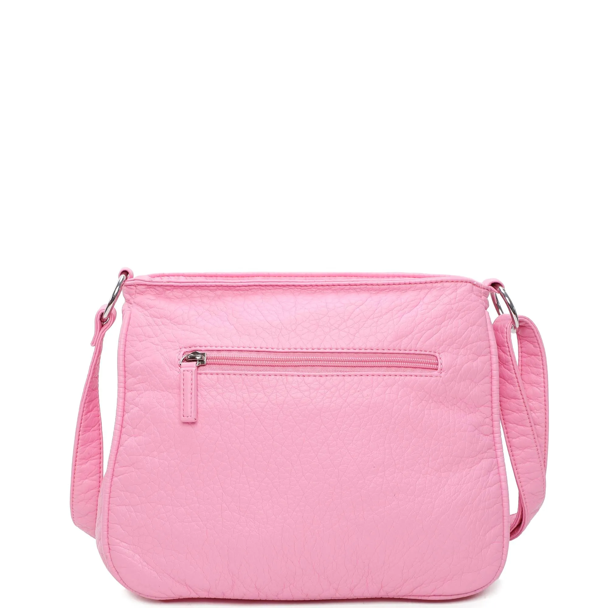 The Lorie Crossbody - Bubble Gum Pink