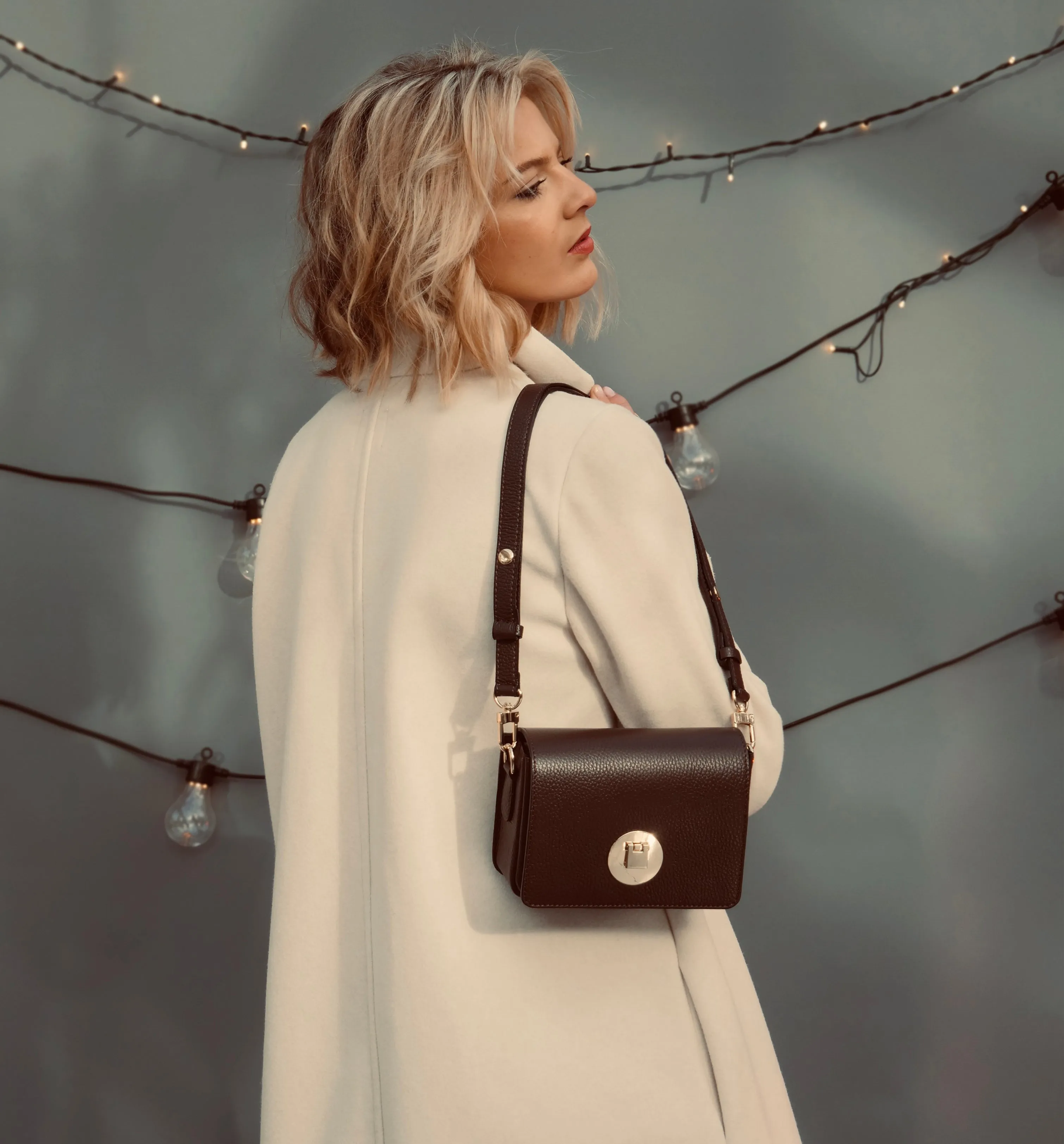 The Newbury Chocolate Leather Bag