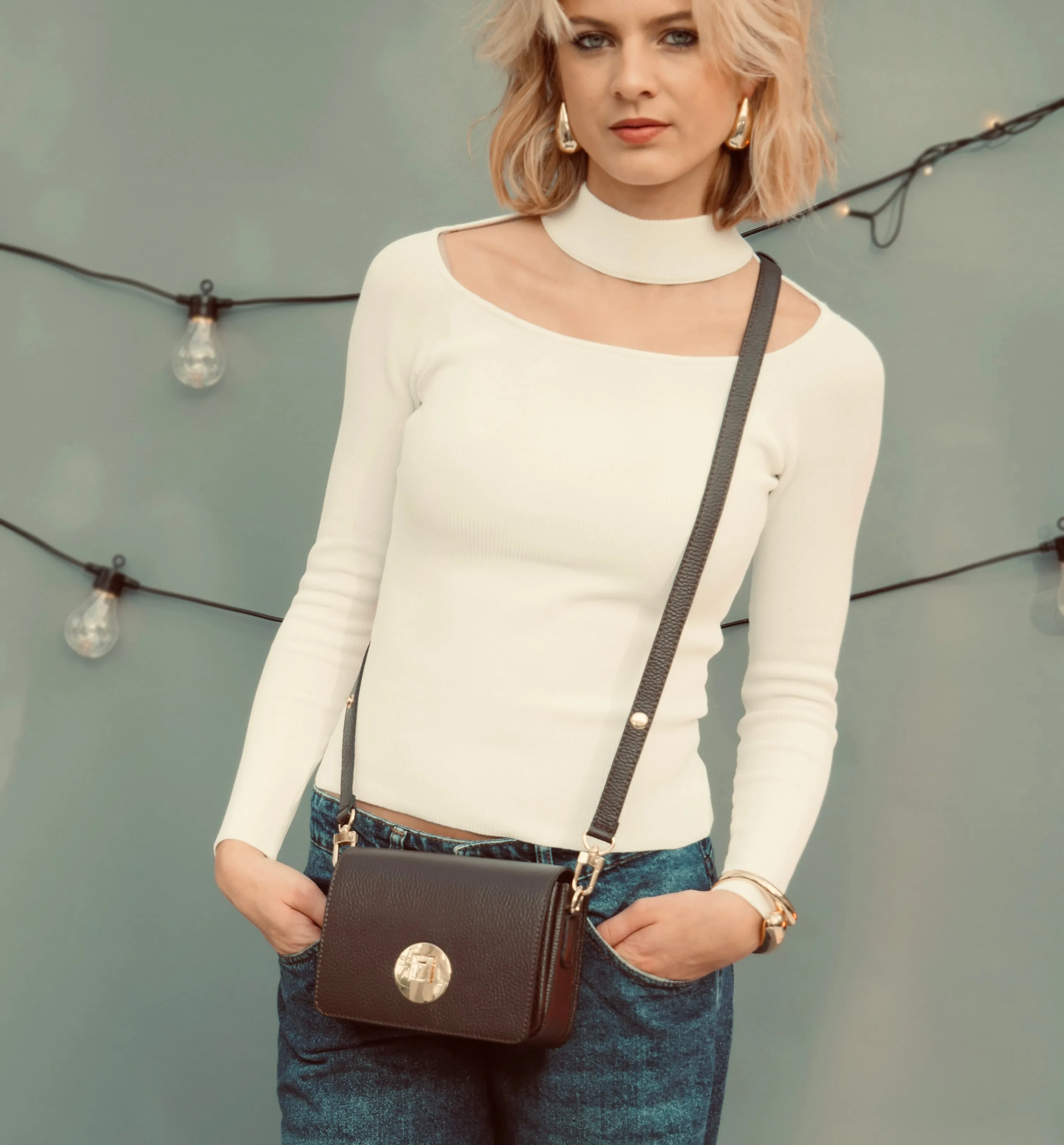 The Newbury Chocolate Leather Bag