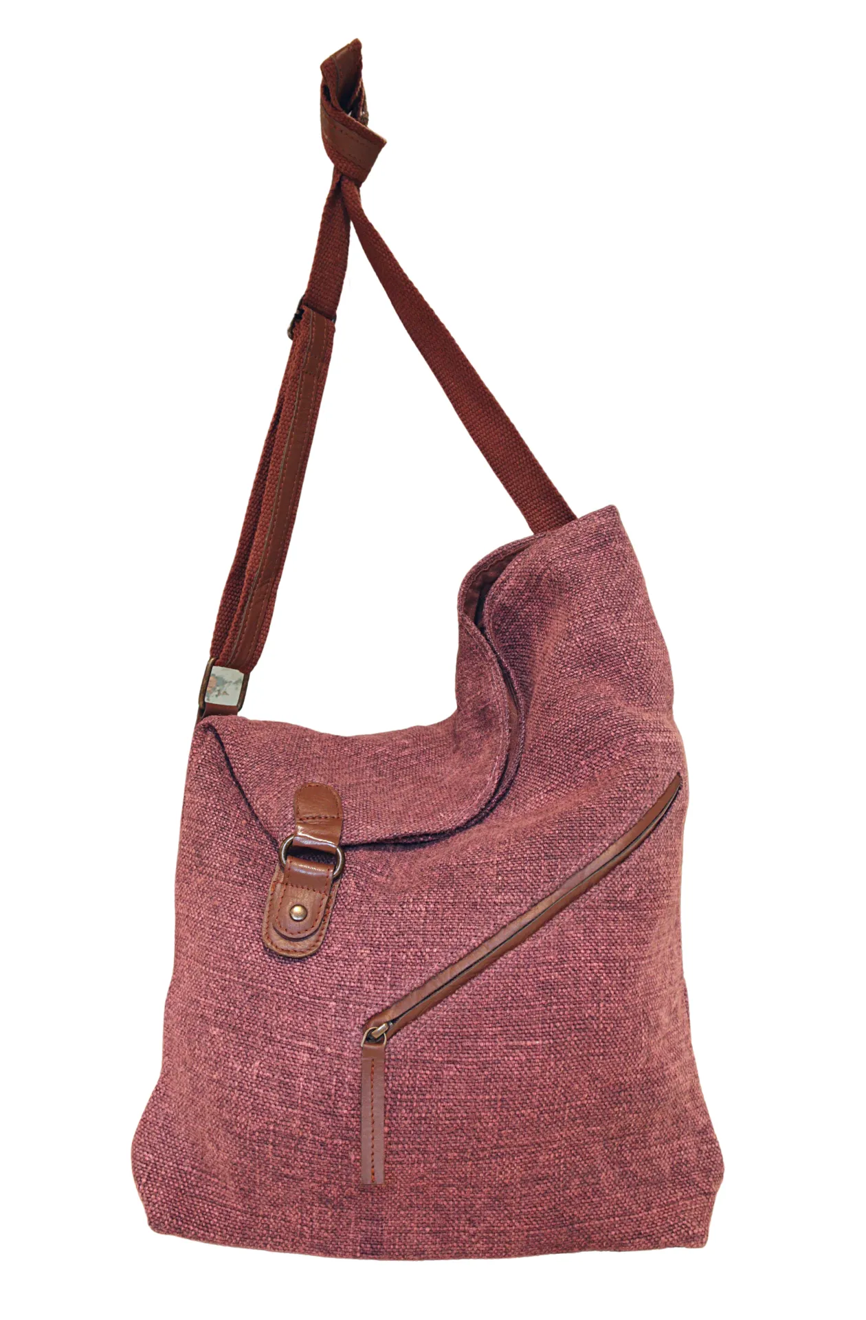 The Wanderer Crossbody Stonewashed Jute Bag