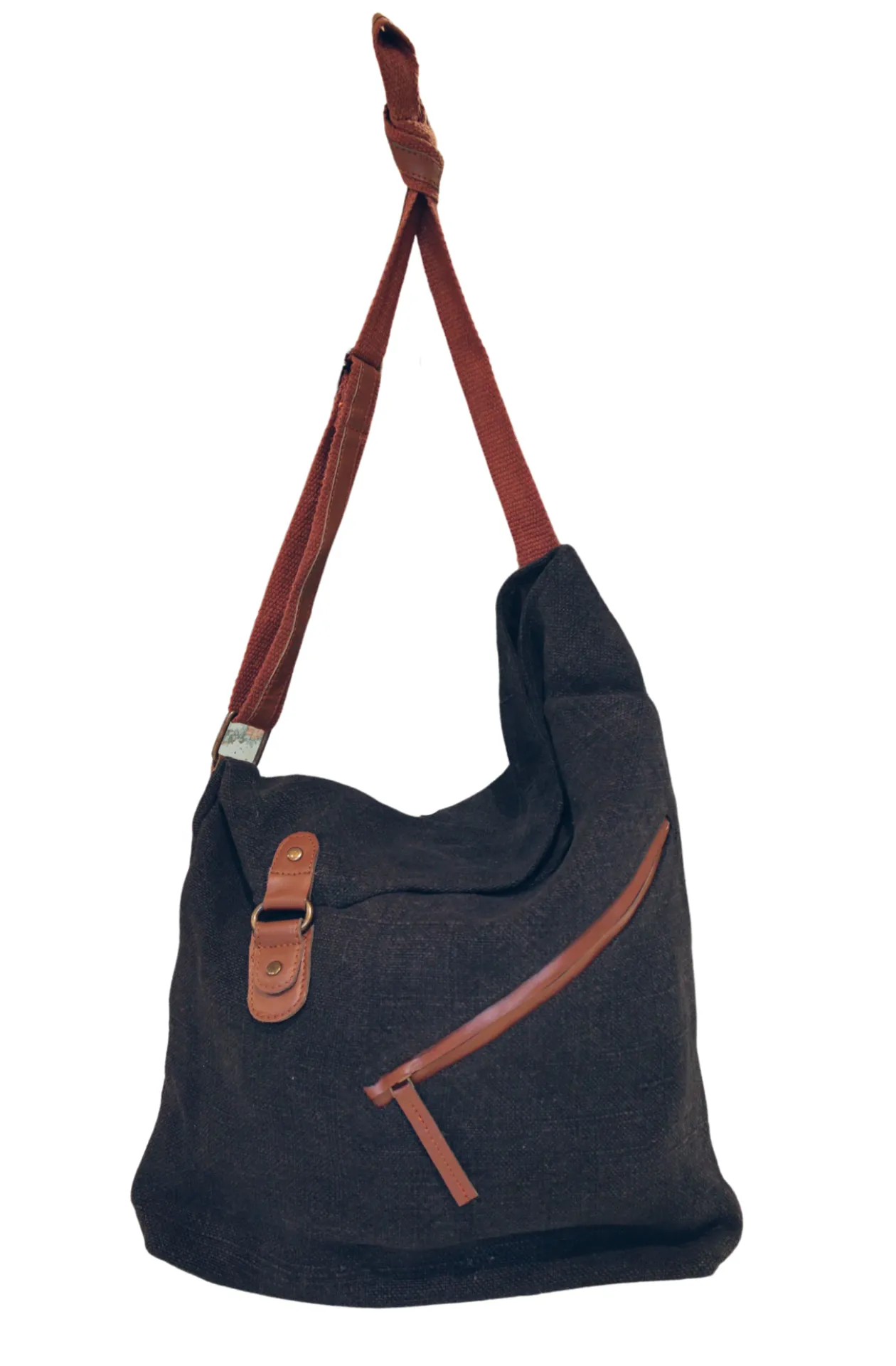 The Wanderer Crossbody Stonewashed Jute Bag