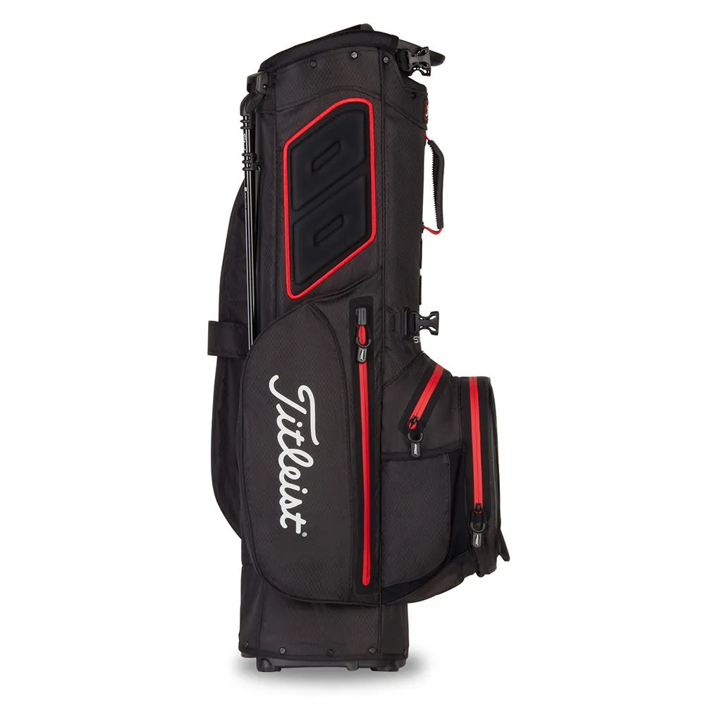 Titleist Player 4 Plus StaDry Stand Bag - Black/Red