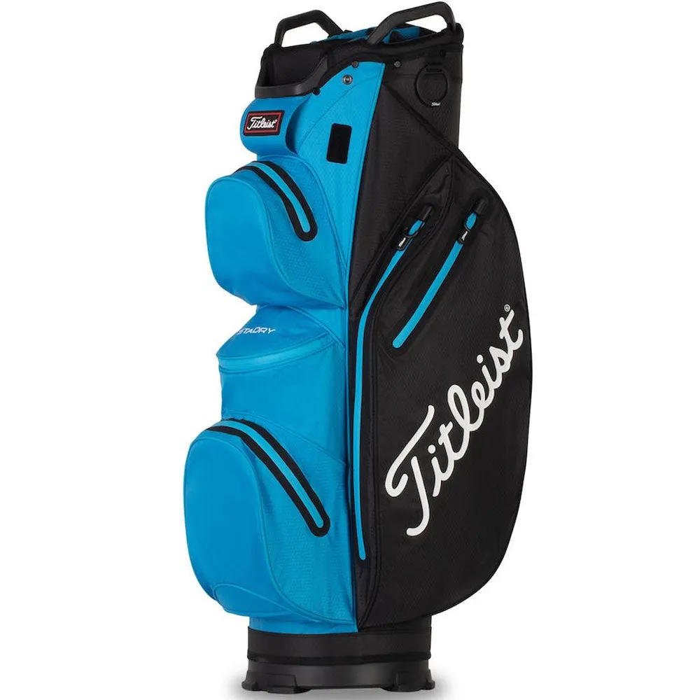 Titleist StaDry Cart 14 Waterproof Cart Bag - Black/Dorado