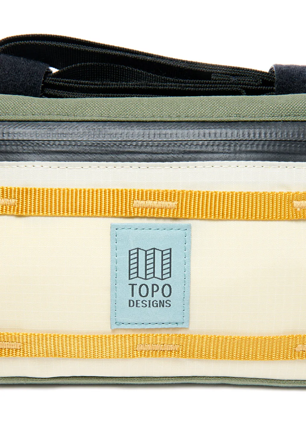 Topo Designs Bike Bag Mountain - Bone White / Olive