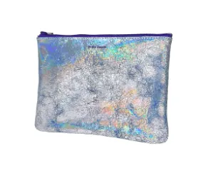 TRACEY TANNER | Iridescent  Distress Hologram Sky Basic Zip