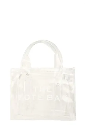 Transparent Clear Crossbody Tote Bag