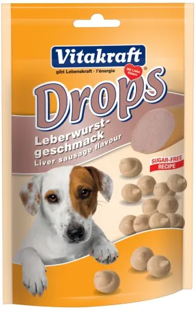 Vitakraft Liver Sausage Drops Dog Treat