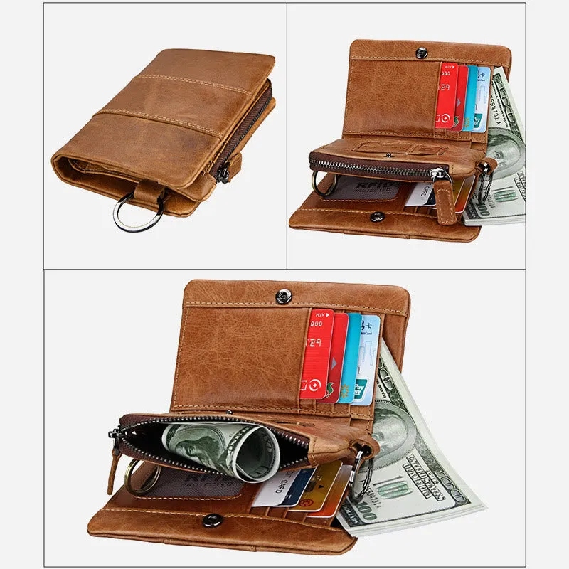 Wallet For Men RFID Multiple Slots Portable Daily Purse