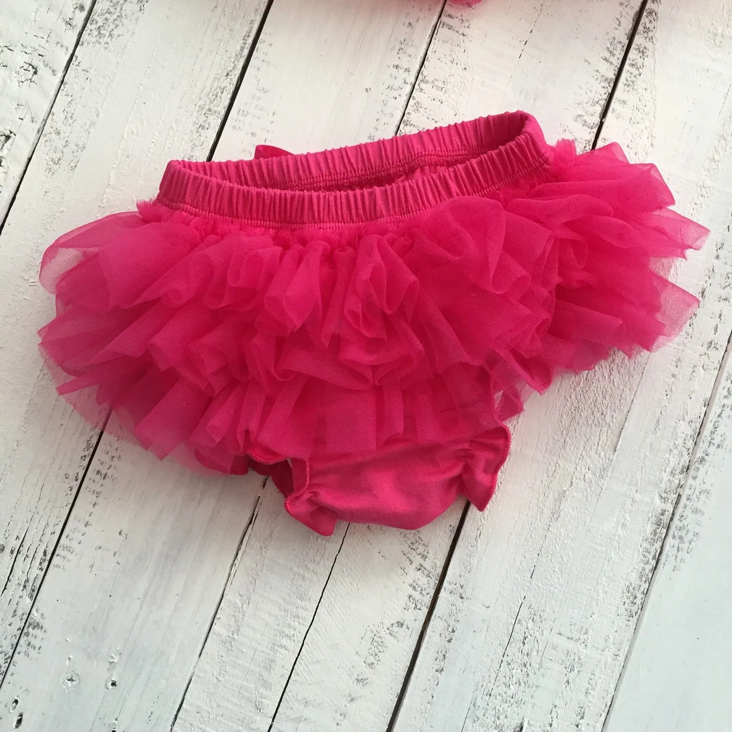 Watermelon Pink - Pettiskirt - Tutu Skirt - Ruffle Bottom Bloomer