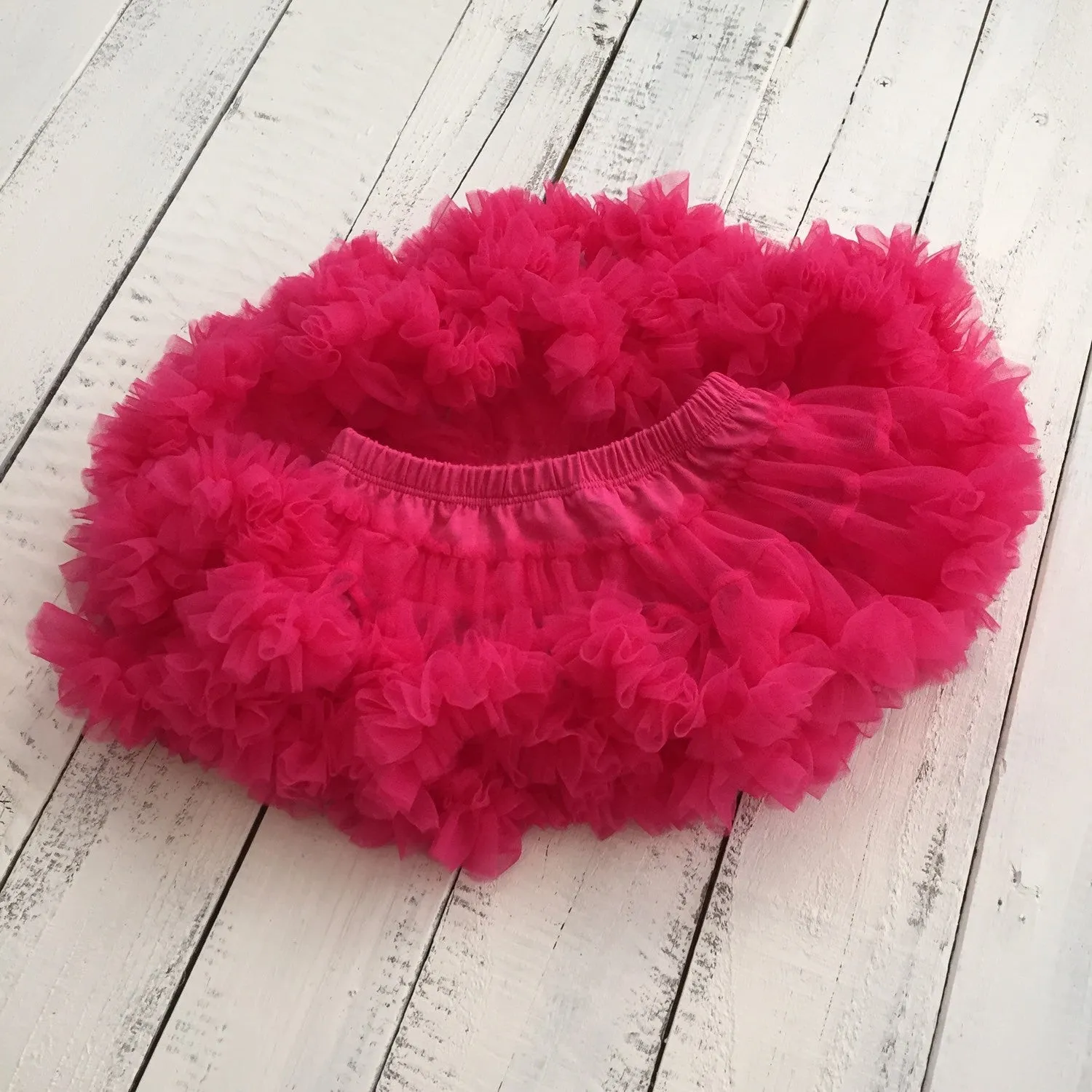 Watermelon Pink - Pettiskirt - Tutu Skirt - Ruffle Bottom Bloomer