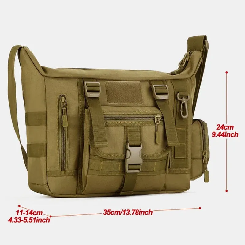 Waterproof Tactical Military Multi-Pocket Crossbody Bag