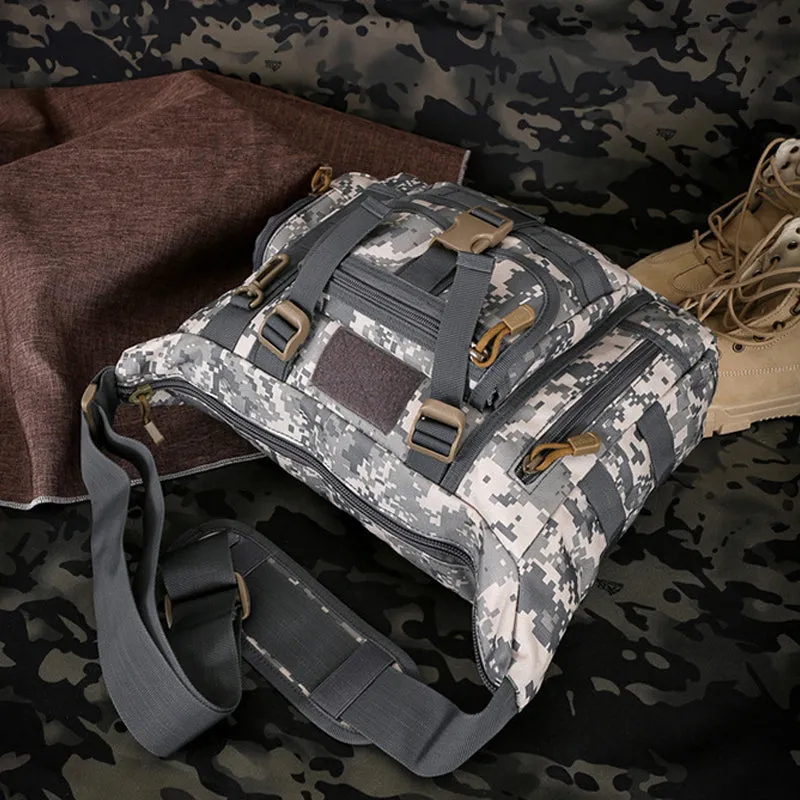 Waterproof Tactical Military Multi-Pocket Crossbody Bag