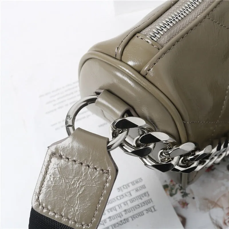 Womens Leather Cross Body Small Shoulder Bag