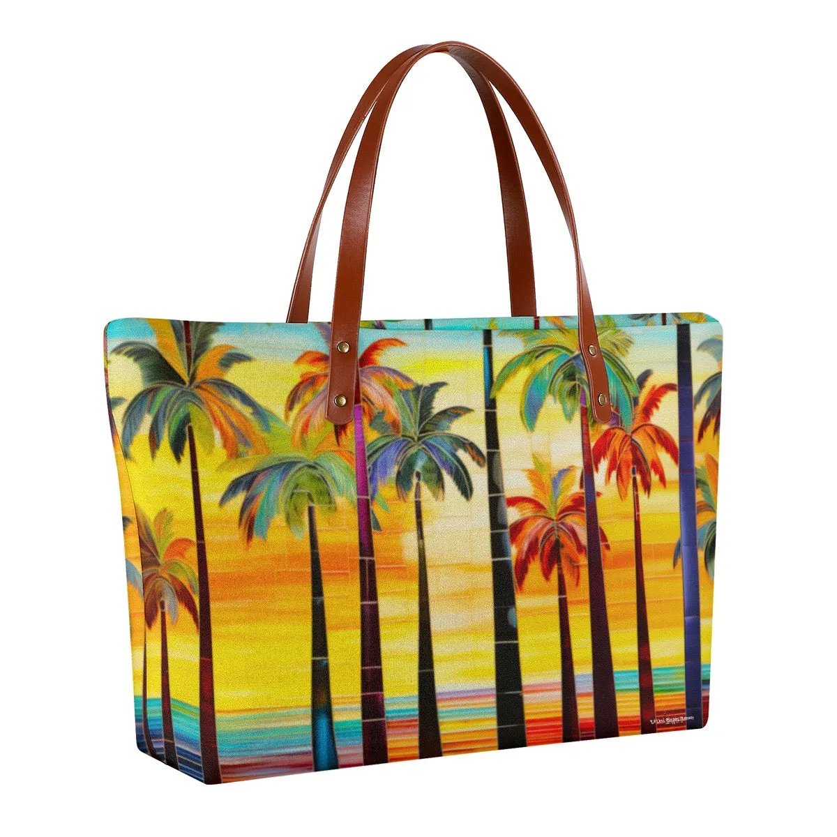 Women's Tote Bag | Diving Cloth summer palm