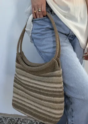 Woven Stripe Euro Bag